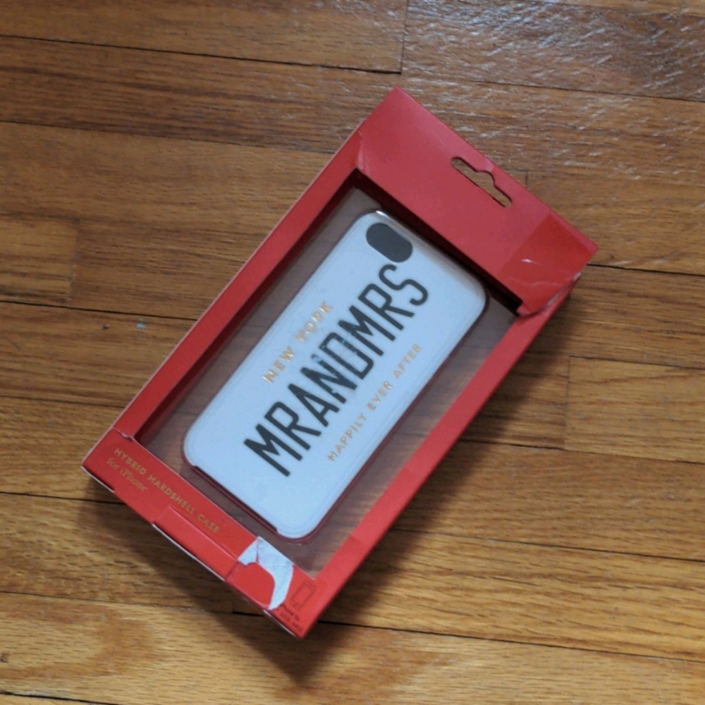 NWT Kate Spade License Plate Phone Case